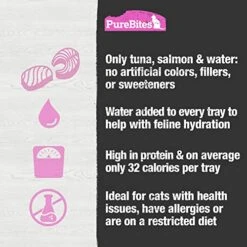 PureBites Wet Mixers | Tuna & Salmon | Only 3 Ingredients | 12-Pack (Packaging May Vary) -Greenies Pet Store 51jouad4d5L