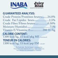 INABA Juicy Bites Grain-Free, Soft, Moist, Chewy Cat Treats With Vitamin E And Green Tea Extract, 0.4 Ounces Per Pouch, 18 Pouches (3 Per Bag), Tuna And Chicken -Greenies Pet Store 51l94DAdefL