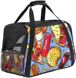 Pet Carrier Tasty Food Soft-Sided Pet Travel Carriers For Cats,Dogs Puppy Comfort Portable Foldable Pet Bag Airline Approved 28 Pet Carrier Tasty Food Soft-Sided Pet Travel Carriers For Cats,Dogs Puppy Comfort Portable Foldable Pet Bag Airline Approved -Greenies Pet Store 51mXK6atGFS. AC