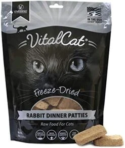 Vital Essentials Vital Cat Freeze Dried Turkey Mini Patties Cat Food - USA Made - All Natural - 8 Oz. -Greenies Pet Store 51mveKQGqIL. AC 1