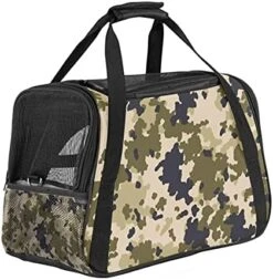 Pet Carrier Fast Food Pizza Hamburg Hot Dog Pattern Soft-Sided Pet Travel Carriers For Cats,Dogs Puppy Comfort Portable Foldable Pet Bag Airline Approved -Greenies Pet Store 51n8eo9a5 S. AC