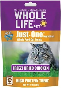 Whole Life Pet Freeze Dried Chicken Cat Treats - Human Grade - One Ingredient - Sourced And Made In The USA 15 Whole Life Pet Freeze Dried Chicken Cat Treats - Human Grade - One Ingredient - Sourced And Made In The USA -Greenies Pet Store 51naoueLDgL. AC