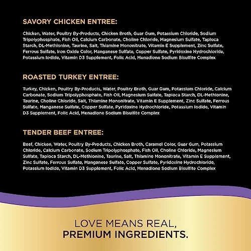 SHEBA PERFECT PORTIONS Paté Adult Wet Cat Food Trays (24 Count, 48 Servings), Savory Chicken, Roasted Turkey, And Tender Beef Entrée, Easy Peel Twin-Pack Trays 6 SHEBA PERFECT PORTIONS Paté Adult Wet Cat Food Trays (24 Count, 48 Servings), Savory Chicken, Roasted Turkey, And Tender Beef Entrée, Easy Peel Twin-Pack Trays - Image 4