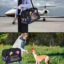Pet Carrier Funny Food Donuts Hamburger Galaxy Planets Soft-Sided Pet Travel Carriers For Cats,Dogs Puppy Comfort Portable Foldable Pet Bag Airline Approved 13 Pet Carrier Funny Food Donuts Hamburger Galaxy Planets Soft-Sided Pet Travel Carriers For Cats,Dogs Puppy Comfort Portable Foldable Pet Bag Airline Approved -Greenies Pet Store 51qMZmZufrL