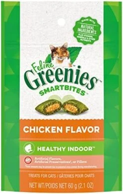 FELINE GREENIES SMARTBITES HEALTHY INDOOR Natural Treats For Cats, Tuna Flavor, 16 Oz. Tub 23 FELINE GREENIES SMARTBITES HEALTHY INDOOR Natural Treats For Cats, Tuna Flavor, 16 Oz. Tub -Greenies Pet Store 51qkfr5ajlL. AC