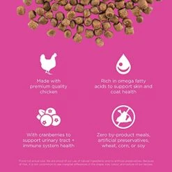 GO! Solutions Skin + Coat Care - Dry Cat Food, 16 Lb - Chicken Recipe With Grains - Cat Food For All Life Stages - With Probiotics -Greenies Pet Store 51rP4ouGiqL 1