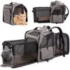 GENERIC Cat Backpack Carrier With 2 Sides Expandable Pet Carrier Backpack For Cats Dogs Fit Up To 33 Lbs, Breathable Mesh Collapsible Cat Carrier Backpacks With Inner Safety Leash, Grey 2 GENERIC Cat Backpack Carrier With 2 Sides Expandable Pet Carrier Backpack For Cats Dogs Fit Up To 33 Lbs, Breathable Mesh Collapsible Cat Carrier Backpacks With Inner Safety Leash, Grey -Greenies Pet Store 51sYIf7sCJL