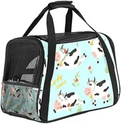 Pet Carrier Cute Cat Fish Food Pattern Soft-Sided Pet Travel Carriers For Cats,Dogs Puppy Comfort Portable Foldable Pet Bag Airline Approved 26 Pet Carrier Cute Cat Fish Food Pattern Soft-Sided Pet Travel Carriers For Cats,Dogs Puppy Comfort Portable Foldable Pet Bag Airline Approved -Greenies Pet Store 51uitfSR8S. AC