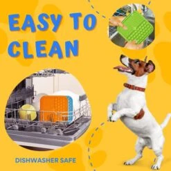 GENERIC Lick Mat For Dog And Cat, 2 Pack With Suction And Spatula, Anxiety And Boredom Relief, Great For Peanut Butter Blue, Orange 10 GENERIC Lick Mat For Dog And Cat, 2 Pack With Suction And Spatula, Anxiety And Boredom Relief, Great For Peanut Butter Blue, Orange -Greenies Pet Store 51uxpv5ZHBL