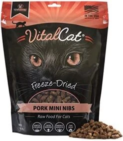 Vital Essentials Freeze Dried Cat Food, Beef & Chicken Mini Nibs 8 Oz -Greenies Pet Store 51x4zm7U76L. AC