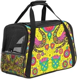 Pet Carrier Cute Cartoon Rolls And Sushi In Kawaii Japanese Food Soft-Sided Pet Travel Carriers For Cats,Dogs Puppy Comfort Portable Foldable Pet Bag Airline Approved -Greenies Pet Store 51xGLOJa3PS. AC