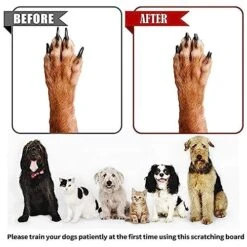 GENERIC Dog Scratch Pad For Nails Double Sided Scratch Board For Dog -Greenies Pet Store 51xfvDRnHlL
