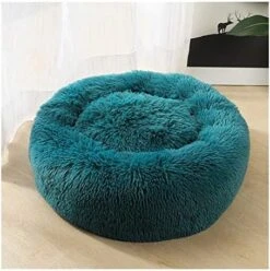 YangYan Soft Long Plush Cat Bed Round Plush Cat Bed House Round Pet Dog Bed For Small Dogs Cats Nest Winter Warm Sleeping Bed Puppy Mat (Color : A, Size : 40cm) -Greenies Pet Store 51xwYXP8oPL. AC