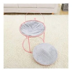 YangYan Pet Hammock Cats Beds Indoor Cat House Mat For Warm Small Dogs Bed Kitten Lounger Cute Removable Sleeping Mats Products (Color : Mat Pink) -Greenies Pet Store 51xyQcctknL 1