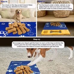 Nordic Wolf (Dog Scratch Pad For Nails, Stress Free, Sandpaper Double Sided Replaceable.Dog Scratcher For Dog Nails.Dog Nail Scratch Pad,Scratch Boards For Dogs Scratching Pad Dog Nail File. -Greenies Pet Store 610iwkEz2LL