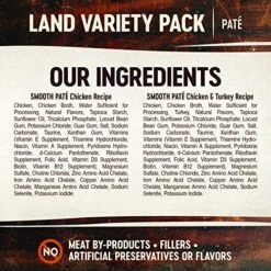 Wellness CORE Tiny Tasters Wet Cat Food, Complete & Balanced Natural Pet Food, Made With Real Meat, 1.75-Ounce Pouch, 12 Pack (Adult Cat, Land Variety Pack) -Greenies Pet Store 615sVh6IuUL