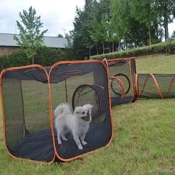 NOLLAM Portable Outdoor Cat Enclosures, 6-in-1 Outdoor Large Cat Tent With Cat Tunnel, Compound Pet Play House For Cats Kittens, Small Dogs And Small Animals -Greenies Pet Store 61GIpi69PxL