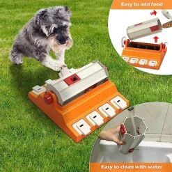 GOOLA Dog Puzzle Toys, Dog Slow Feeders, Interactive Dog Toys For IQ Training & Mental Enrichment, Fun Dog Treat Puzzle Toy For Large/Medium/Small Dogs (Orange) 12 GOOLA Dog Puzzle Toys, Dog Slow Feeders, Interactive Dog Toys For IQ Training & Mental Enrichment, Fun Dog Treat Puzzle Toy For Large/Medium/Small Dogs (Orange) -Greenies Pet Store 61KaxR8c51L