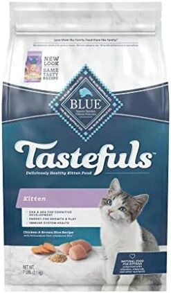 Blue Buffalo Tastefuls Kitten Natural Dry Cat Food, Chicken 7lb Bag -Greenies Pet Store 61OecZ4aOL. AC
