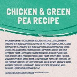 Natural Balance Limited Ingredient Adult Grain-Free Dry Cat Food, Green Pea & Chicken Recipe, 10 Pound (Pack Of 1) -Greenies Pet Store 61PZjyp6VeL