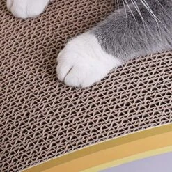 JYDQM Cats Scratching Board Claw Grinder Corrugated Paper Kitten Scraper Rest Mat Cats Supplies Wear-Resistant Scratcher (Color : A, Size : One Size) -Greenies Pet Store 61QEepPqLML