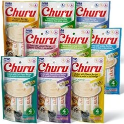 INABA Churu Lickable Purée Natural Cat Treats (Chicken Variety Pack, 24 Tubes) -Greenies Pet Store 61Qm9QrrtBL. AC