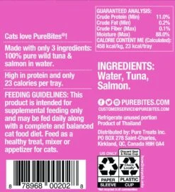 PureBites Wet Mixers | Tuna & Salmon | Only 3 Ingredients | 12-Pack (Packaging May Vary) -Greenies Pet Store 61VkLThcInL