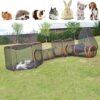 NOLLAM 6-in-1 Outdoor Large Cat Tent, Pop Up Cat Playpen With Cat Tunnel, Cat Houses & Condos, Portable Cat Playpen Outdoor Enclosures For Cat, Kitty, Dog, Puppy, Rabbit -Greenies Pet Store 61djQCVsE3L