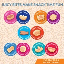 INABA Juicy Bites Grain-Free, Soft, Moist, Chewy Cat Treats With Vitamin E And Green Tea Extract, 0.4 Ounces Per Pouch, 18 Pouches (3 Per Bag), Tuna And Chicken -Greenies Pet Store 61syVGbPGvL